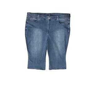 NYDJ Jeans Women 28 Wide Leg Blue NWOT